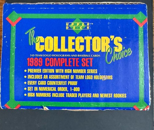 1989 Upper Deck Baseball Factory Sealed Complete Set Ken Griffey Jr Rc Mint