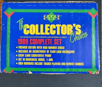 1989 Upper Deck Baseball Factory Sealed Complete Set Ken Griffey Jr Rc Mint