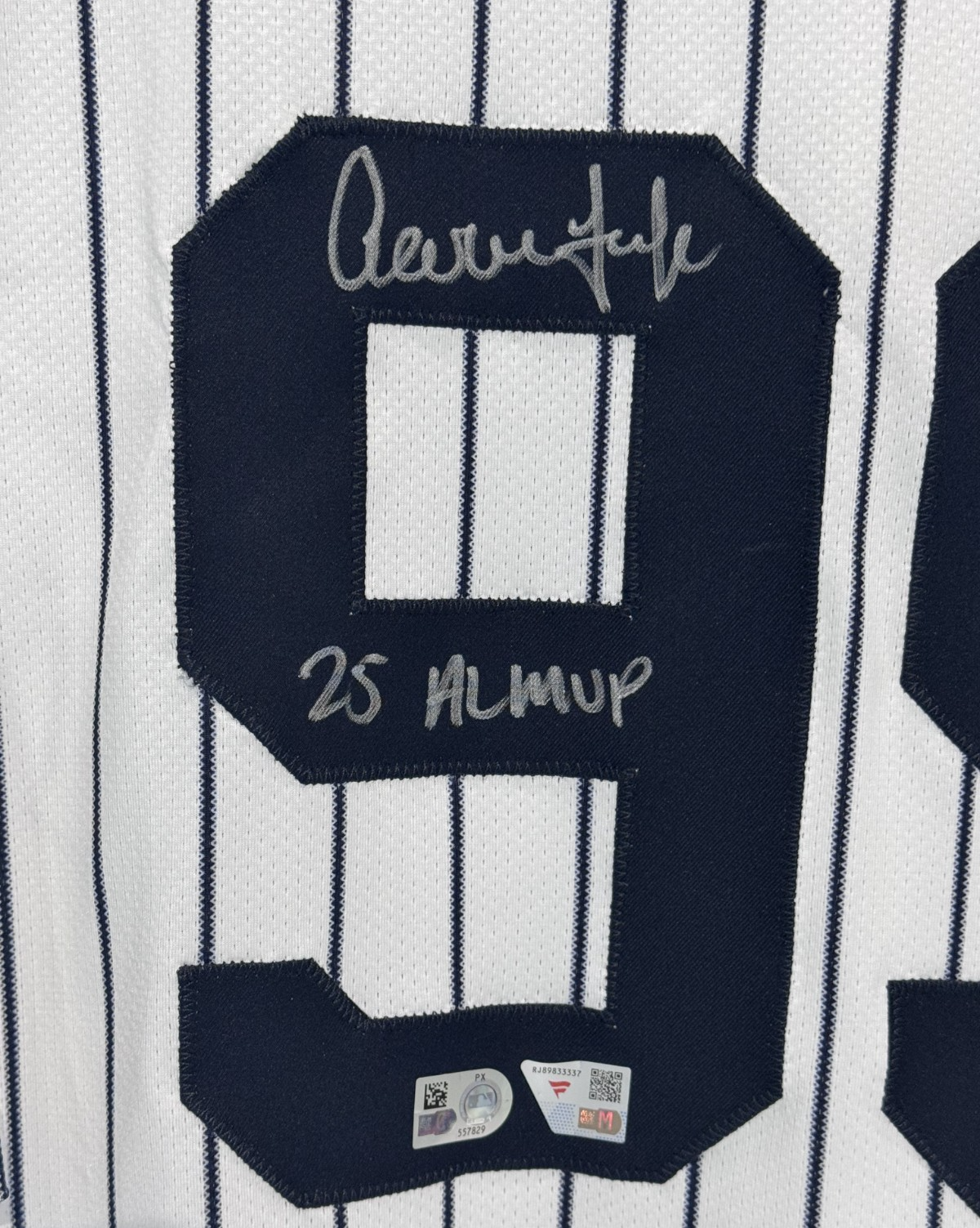 Aaron Judge Signed Nike Replica Jersey 25 AL MVP Auto Fanatics MLB COA  Yankees