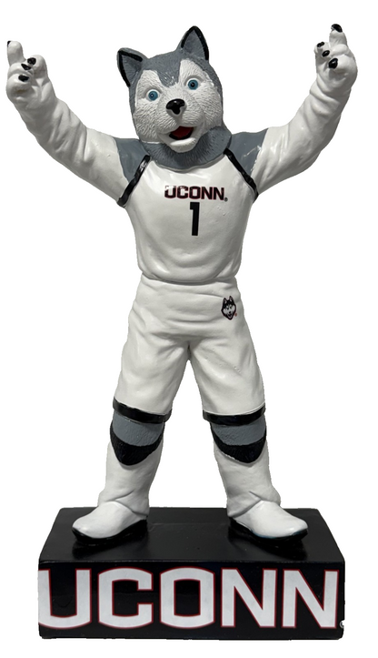 University of Connecticut Huskies Mascot Statue 12" CBB Basketball Figurine NIB