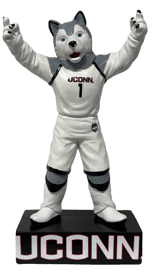 University of Connecticut Huskies Mascot Statue 12" CBB Basketball Figurine NIB