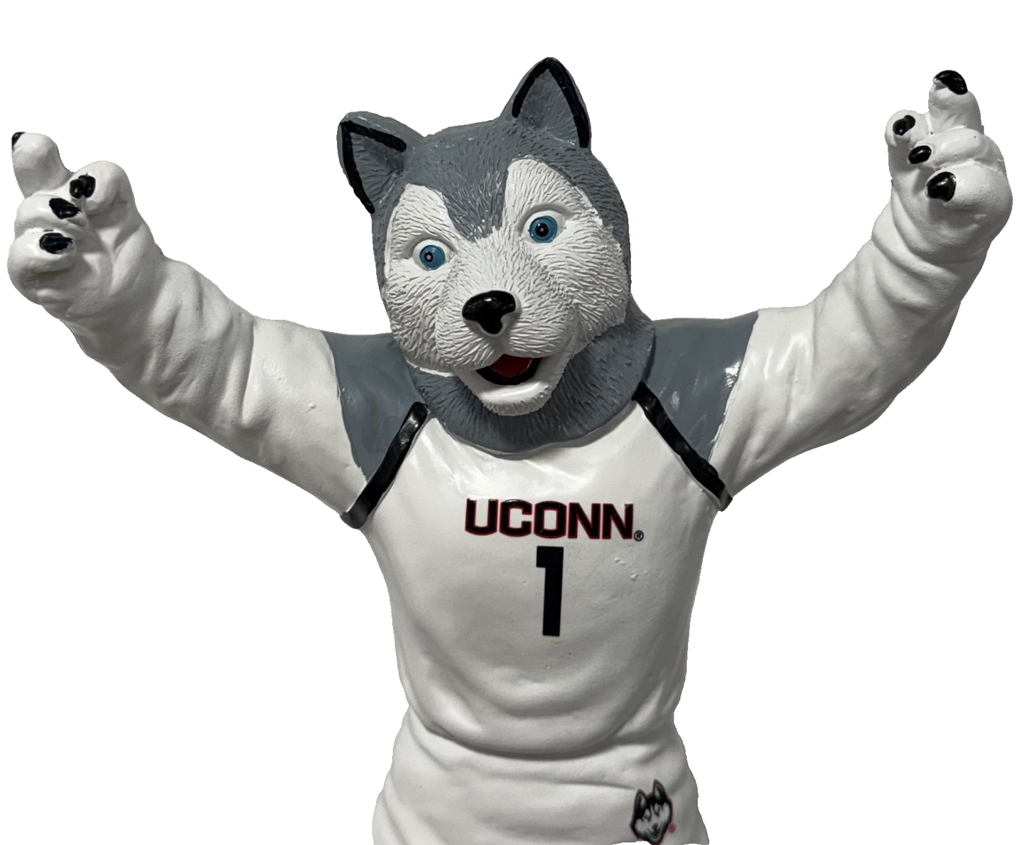 University of Connecticut Huskies Mascot Statue 12" CBB Basketball Figurine NIB