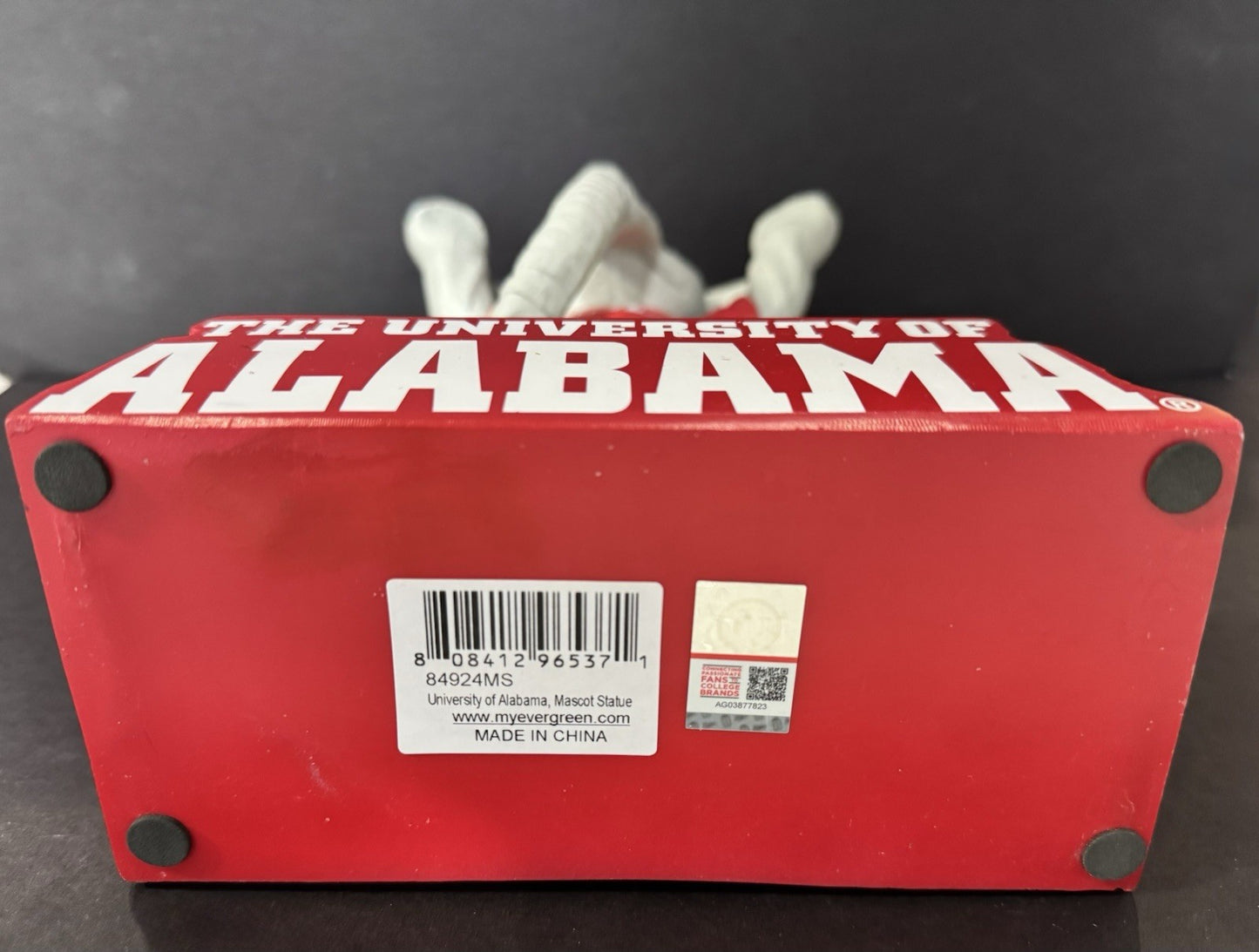 University Of Alabama Crimson Tide Mascot Statue 12" CFB Football Figurine NIB