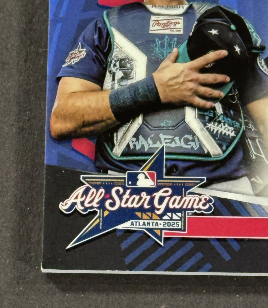 2025 Topps Update Cal Raleigh All Star Stitches Auto LE /10 Seattle Mariners