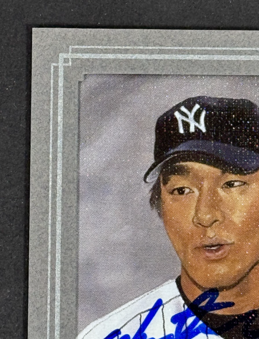 2003 Diamond Kings Signed Hideki Matsui LE/100 Godzilla Auto Lucky COA Yankees