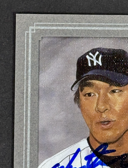 2003 Diamond Kings Signed Hideki Matsui LE/100 Godzilla Auto Lucky COA Yankees