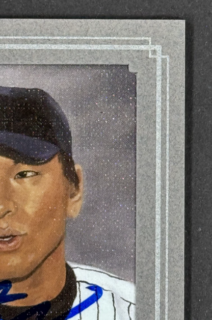 2003 Diamond Kings Signed Hideki Matsui LE/100 Godzilla Auto Lucky COA Yankees