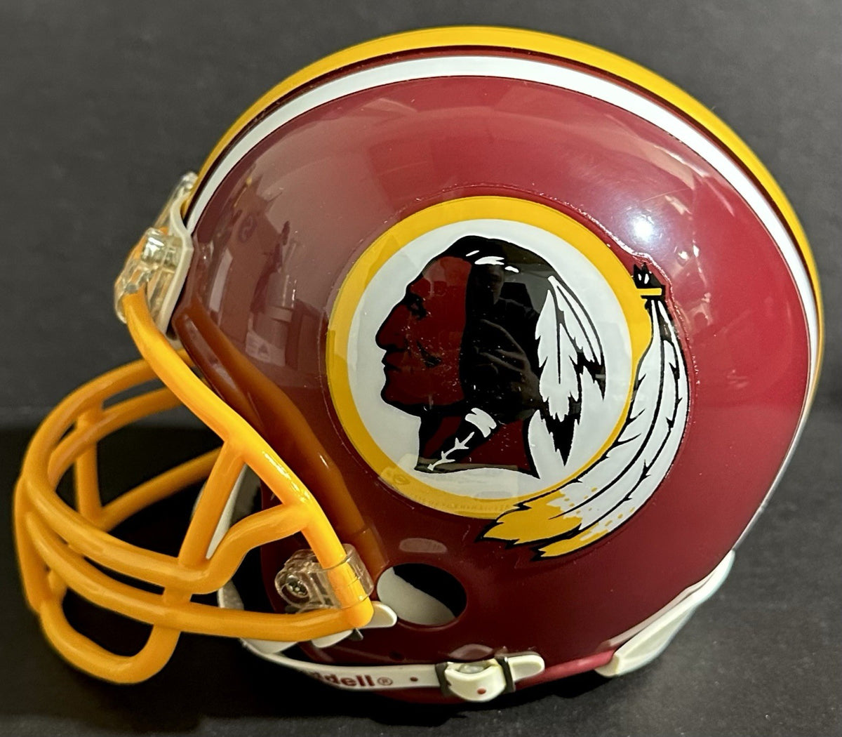 John Riggins Signed Redskins Riddell Mini Helmet HOF 92 Autograph Steiner COA