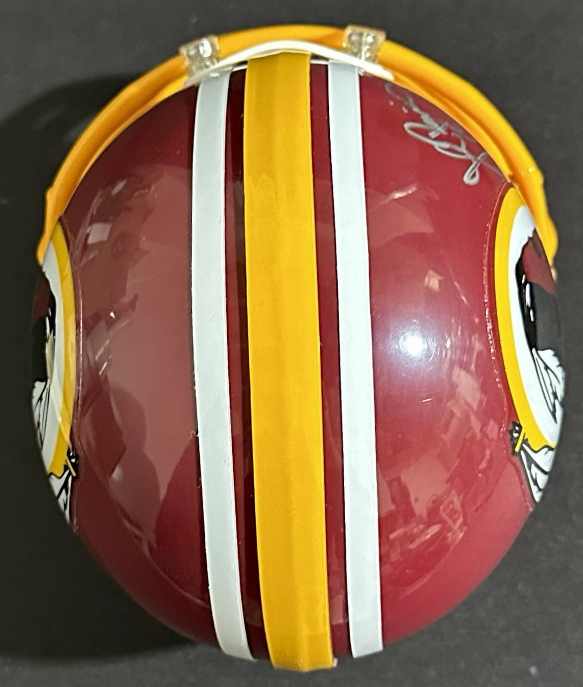 John Riggins Signed Redskins Riddell Mini Helmet HOF 92 Autograph Steiner COA
