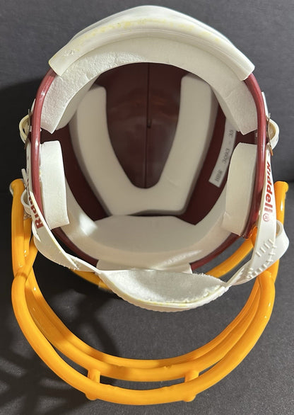 John Riggins Signed Redskins Riddell Mini Helmet HOF 92 Autograph Steiner COA
