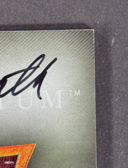 2013 UD Quantam Football Joe Namath Legacy Auto Patch 3/5 Alabama NY Jets HOF
