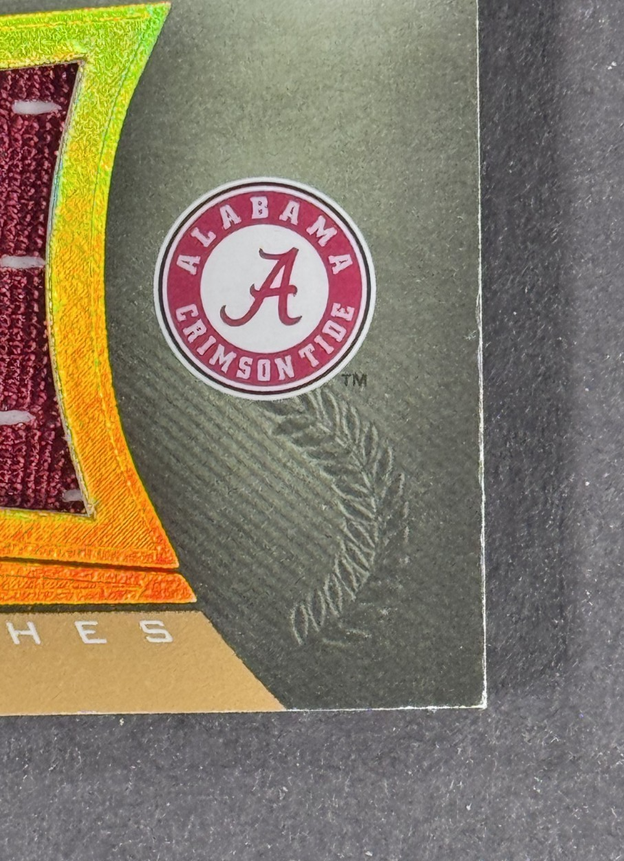 2013 UD Quantam Football Joe Namath Legacy Auto Patch 3/5 Alabama NY Jets HOF