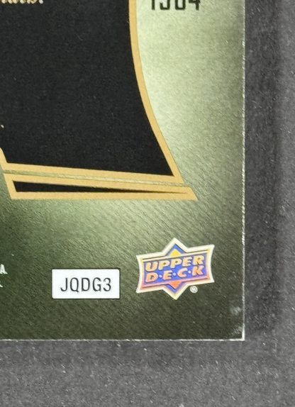 2013 UD Quantam Football Joe Namath Legacy Auto Patch 3/5 Alabama NY Jets HOF