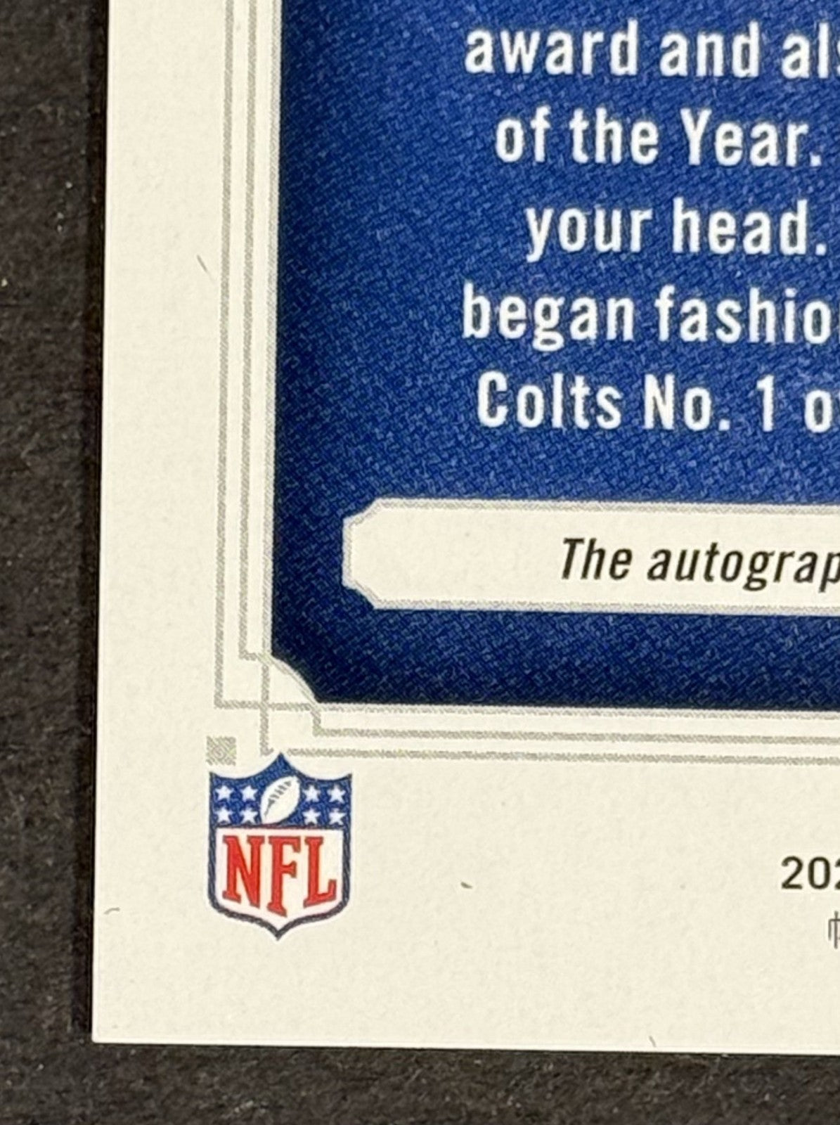 2024 Panini Prestige Living Legends Peyton Manning Auto Colts HOF LE 3/3 Bookend