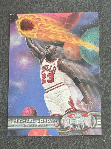 1997-98 Michael Jordan Fleer Metal Universe #23 HOF Chicago BULLS Rare