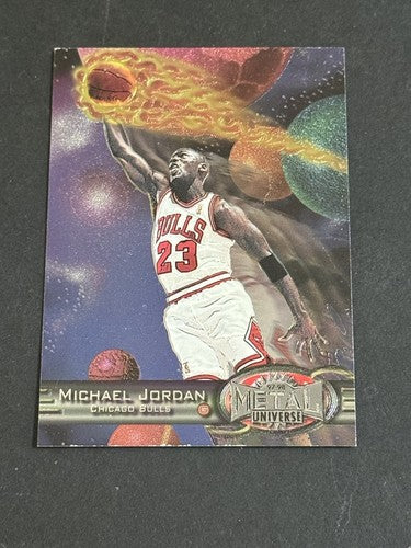 1997-98 Michael Jordan Fleer Metal Universe #23 HOF Chicago BULLS Rare