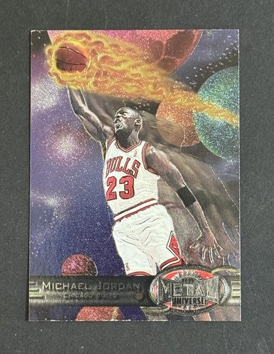 1997-98 Michael Jordan Fleer Metal Universe #23 HOF Chicago BULLS Rare