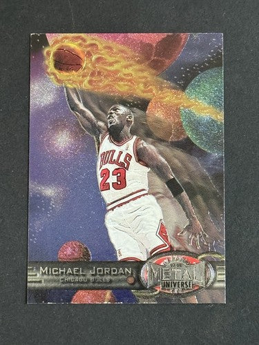 1997-98 Michael Jordan Fleer Metal Universe #23 HOF Chicago BULLS Rare