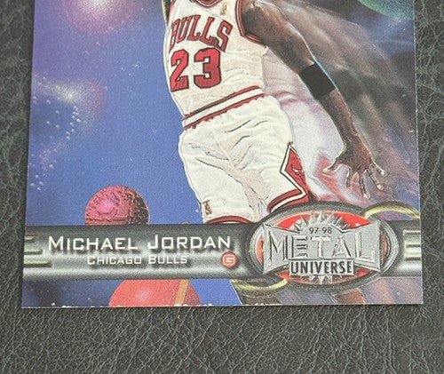 1997-98 Michael Jordan Fleer Metal Universe #23 HOF Chicago BULLS Rare