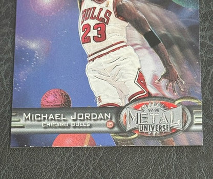 1997-98 Michael Jordan Fleer Metal Universe #23 HOF Chicago BULLS Rare