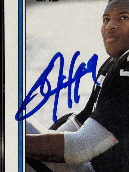 1988 Topps Bo Jackson Signed Rookie Card PSA 9 Mint Auto 10 LA Raiders