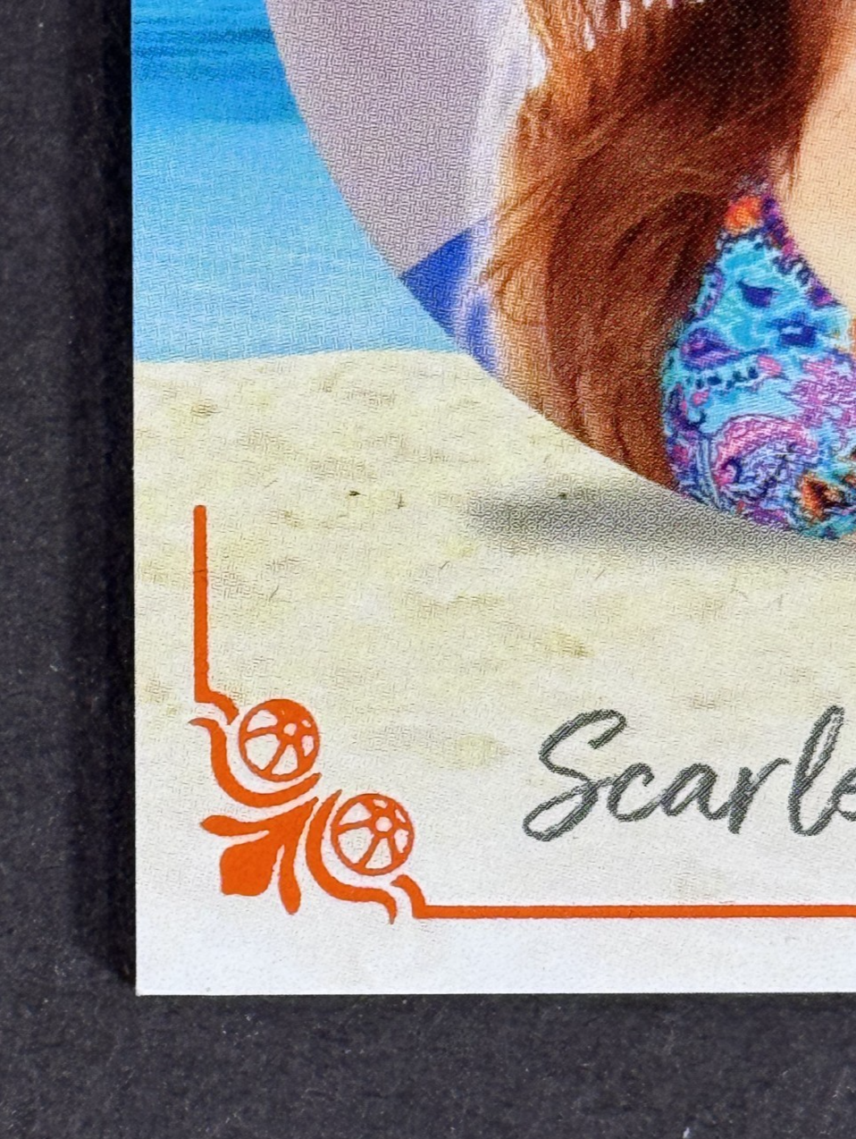 2025 Benchwarmer Girls Of Summer Scarlet Keegan Beach Ball 1/1 LE Card Mint