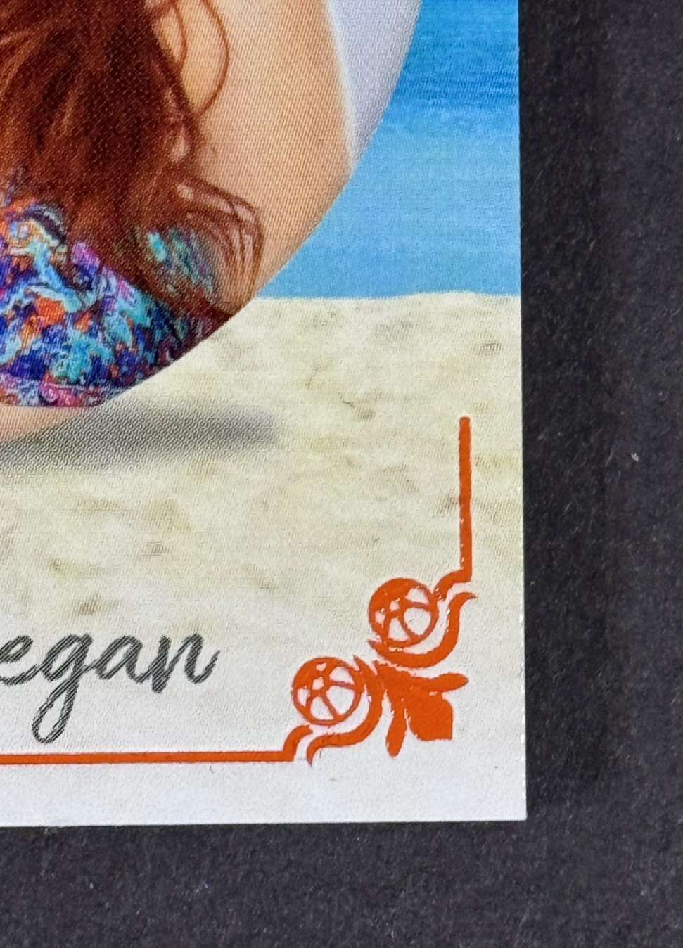 2025 Benchwarmer Girls Of Summer Scarlet Keegan Beach Ball 1/1 LE Card Mint