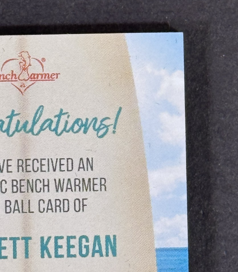 2025 Benchwarmer Girls Of Summer Scarlet Keegan Beach Ball 1/1 LE Card Mint
