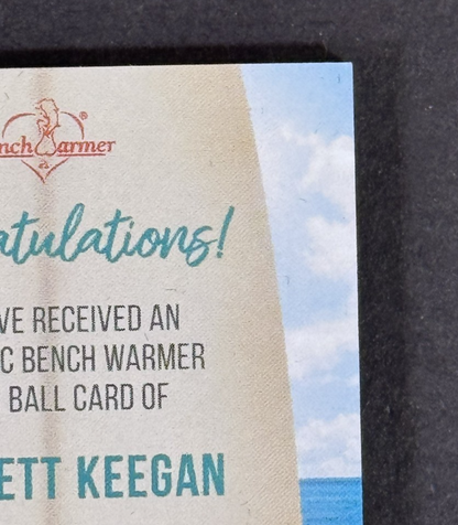 2025 Benchwarmer Girls Of Summer Scarlet Keegan Beach Ball 1/1 LE Card Mint