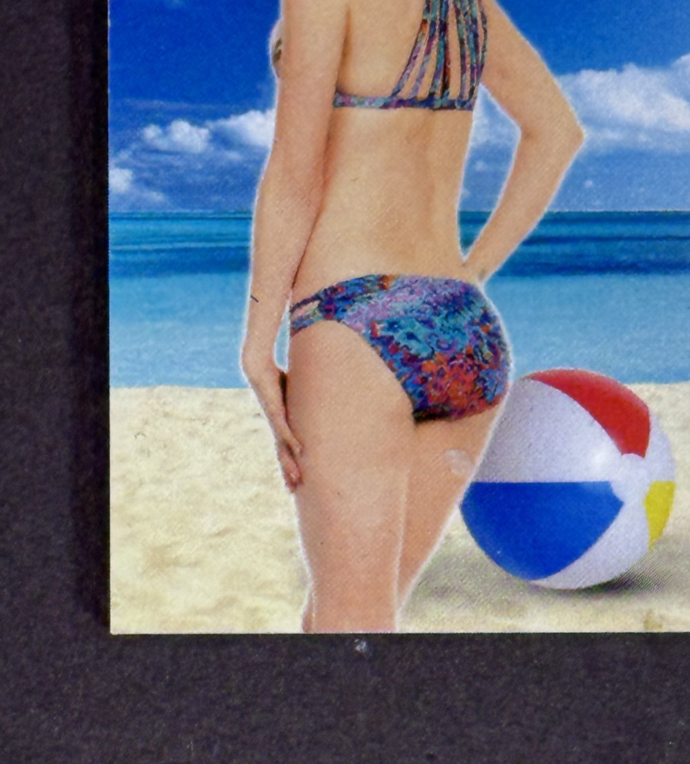 2025 Benchwarmer Girls Of Summer Scarlet Keegan Beach Ball 1/1 LE Card Mint