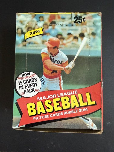 1980 Topps Baseball Sealed Wax Box Authentic Henderson RC CLEAN BOX From Case MT