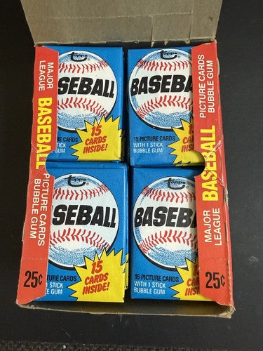 1980 Topps Baseball Sealed Wax Box Authentic Henderson RC CLEAN BOX From Case MT