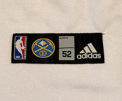 JR Smith Denver Nuggets #5 Adidas NBA White Vintage Jersey Size 52