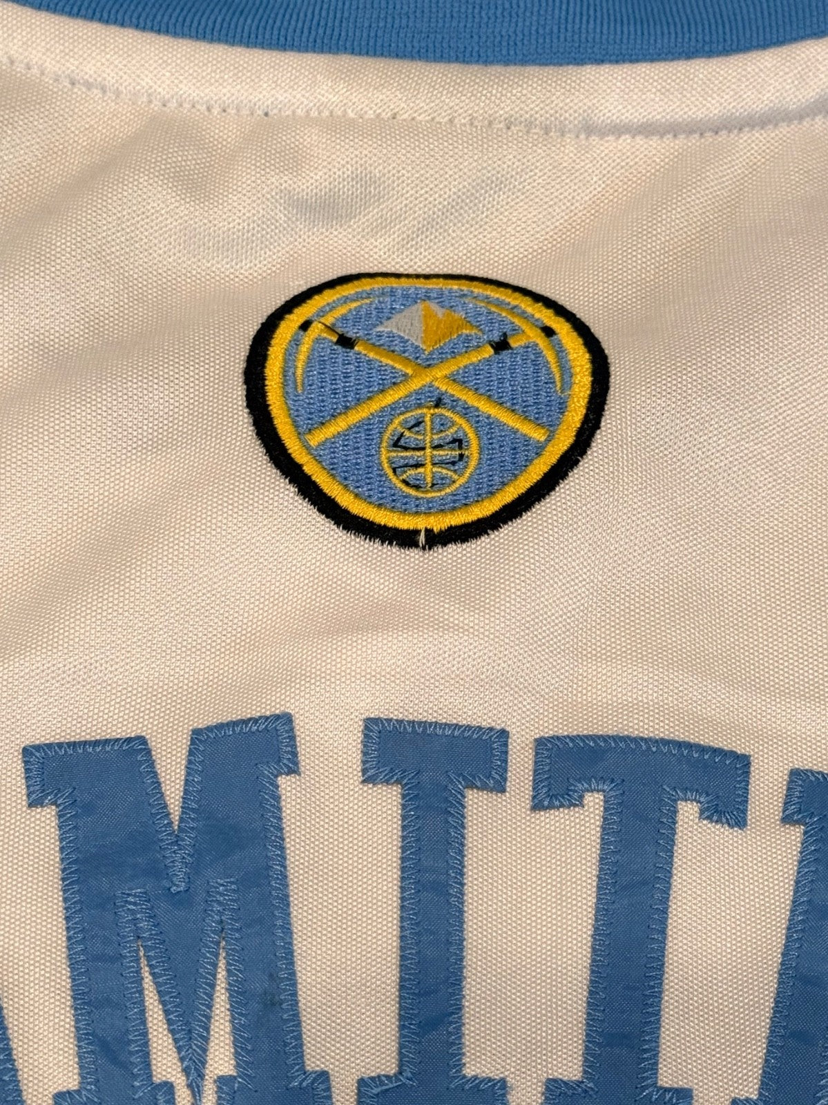 JR Smith Denver Nuggets #5 Adidas NBA White Vintage Jersey Size 52