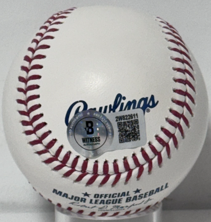 George Lombard Jr Signed Official MLB Baseball Auto BAS COA NY Yankees