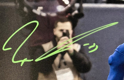 Jaxon Smith-Njigba Signed 16x20 NFC Champ Framed Photo Auto Fanatics Seahawks