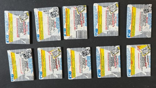 1989 Fleer Baseball Sealed  Wax Pack Lot Of 10 Packs Ripken Error  ? Griffey Jr
