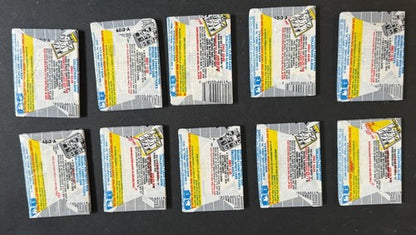 1989 Fleer Baseball Sealed  Wax Pack Lot Of 10 Packs Ripken Error  ? Griffey Jr