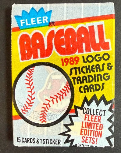 1989 Fleer Baseball Sealed  Wax Pack Lot Of 10 Packs Ripken Error  ? Griffey Jr