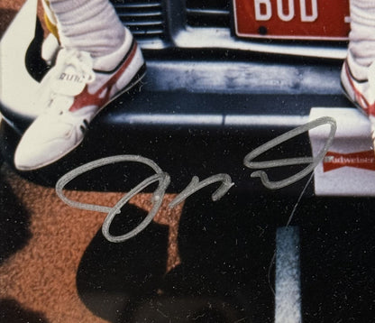 Joe Montana Dan Marino Signed 8x10 Photo Framed 49ers Dolphins HOF Auto UDA COA