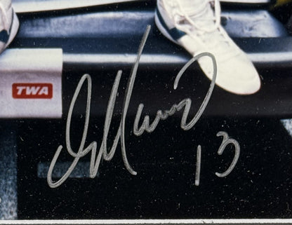 Joe Montana Dan Marino Signed 8x10 Photo Framed 49ers Dolphins HOF Auto UDA COA