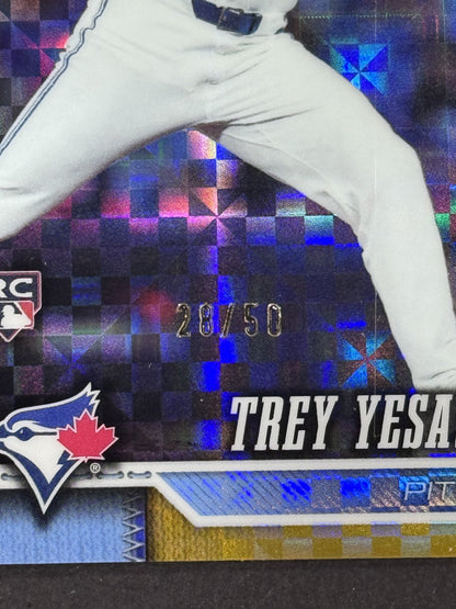 2026 Topps Chrome Trey Yesavage Gold X Fractor LE/ 50 Toronto Bluejays RC Mint