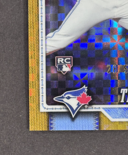 2026 Topps Chrome Trey Yesavage Gold X Fractor LE/ 50 Toronto Bluejays RC Mint