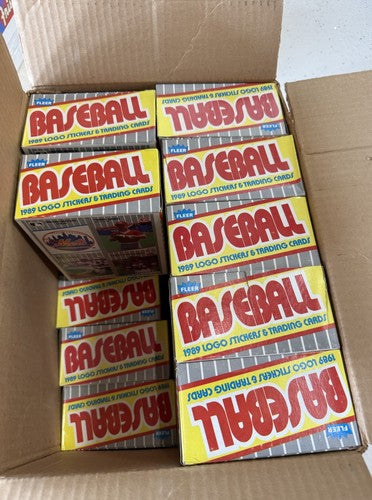 1989 Fleer Baseball Wax Box From Fresh Case Bill Ripken FF Error 90101 Confirmed