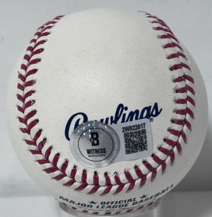 George Lombard Jr Signed Official MLB Baseball Auto BAS COA NY Yankees