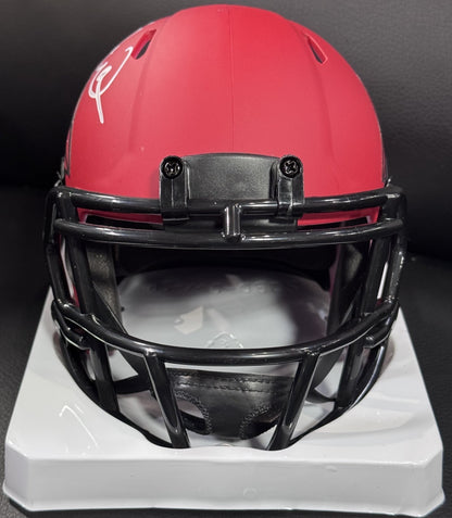 Kurt Warner Signed Arizona Cardinals Riddell Rave Mini Helmet Auto BAS COA HOF