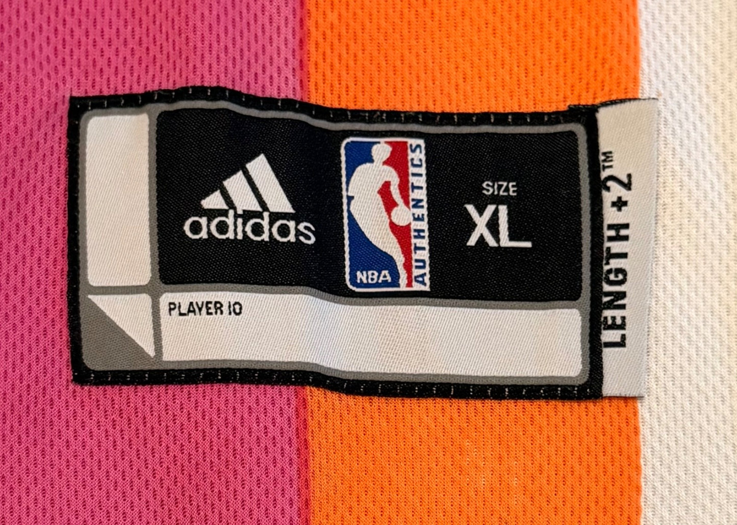 Dwyane Wade Miami Heat 1970/71 "Floridians" #3 Adidas Jersey Size XL Length +2