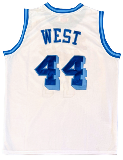 Jerry West Los Angeles Lakers #44 Mitchell & Ness Hardwood Classics Jersey sz 54