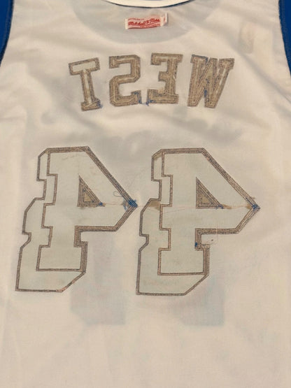 Jerry West Los Angeles Lakers #44 Mitchell & Ness Hardwood Classics Jersey sz 54