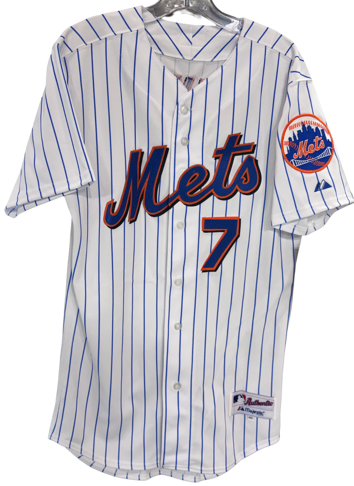Jose Reyes Signed Official Majestic Authentic Jersey Auto MLB Holo COA NY Mets